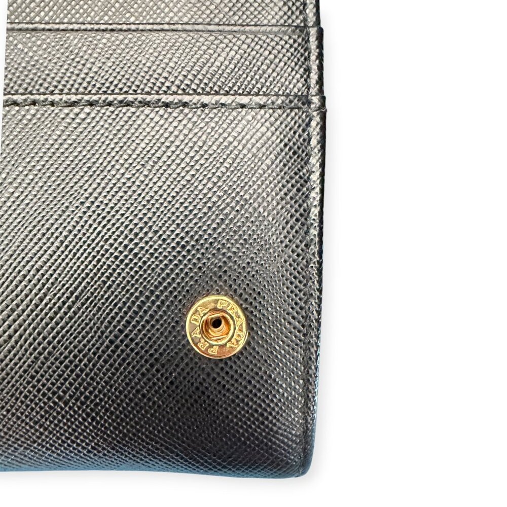 Authentic Prada Large Black Saffiano Leather Wallet - Picture 10 of 11